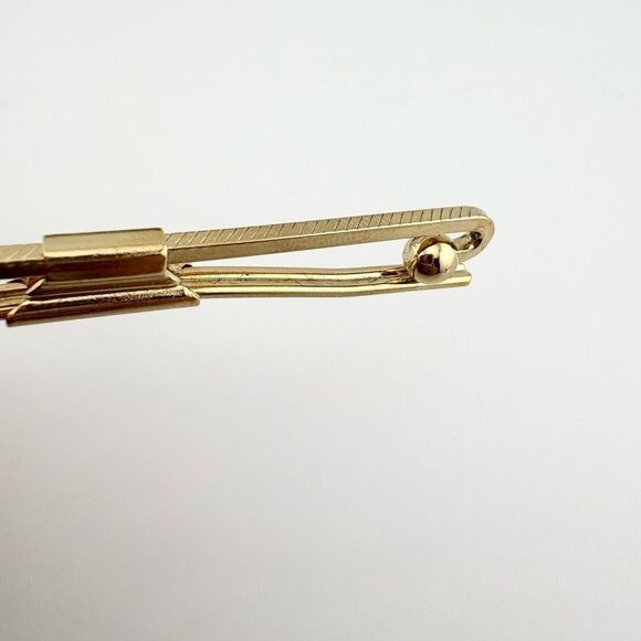 Vintage Pierre Cardin Gold-Tone Tie Clip in Original Velvet Case EUC - Picture 5 of 7